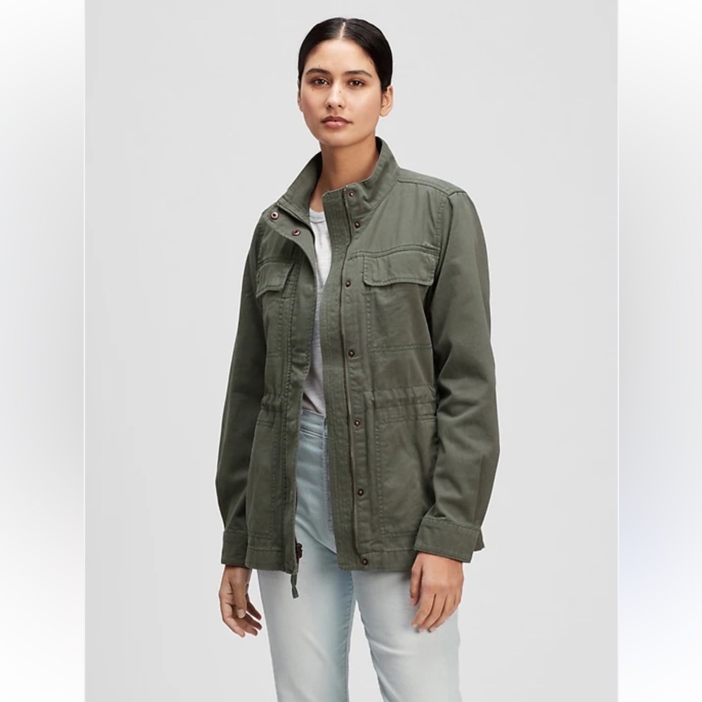 GAP Women's Khaki Utility Jacket